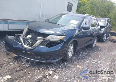 2016 Nissan Rogue Sv from USA, damaged, VIN KNMAT2MV4GP713885